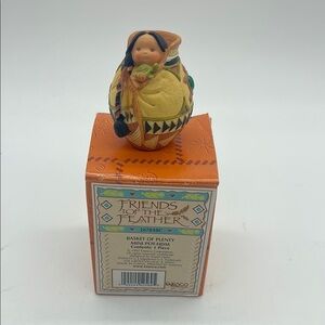 Enesco Friends of the Feather Basket of Plenty Figurine